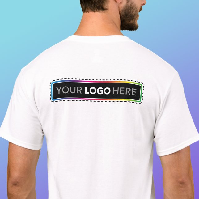 Custom Promotional T-Shirt - Logo on Back (Von Creator hochgeladen)