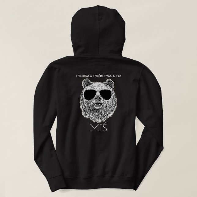 Custom PROSZĘ PAŃSTWA OTO MIŚ polnischen Funny Men Hoodie (Design Rückseite)