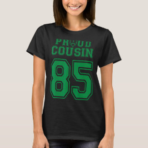 Custom Proud Football Cousin Nummer 85 G Personali T-Shirt