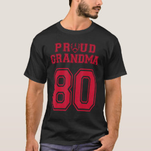 Custom Proud Football Oma Nummer 80 R Personal T-Shirt