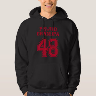 Custom Proud Football Opa Nummer 48 R Personal Hoodie