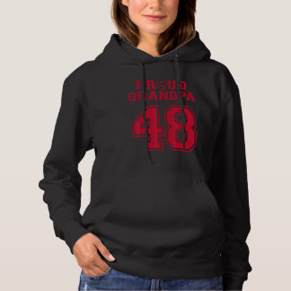 Custom Proud Football Opa Nummer 48 R Personal Hoodie