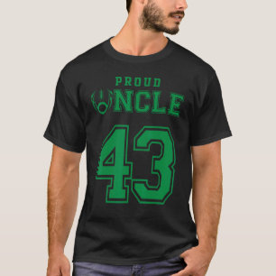 Custom Proud Football Uncle Number 43 G Personaliz T-Shirt