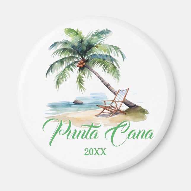 Custom Punta Cana Beach Magnet