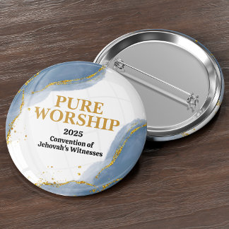 Custom Pure Worship 2025 Convention JW Button
