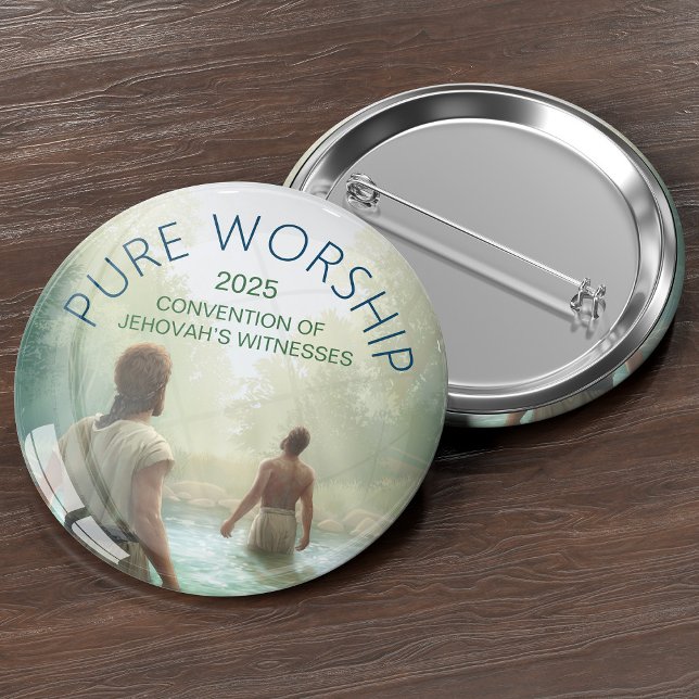 Custom Pure Worship 2025 Convention JW gibt Button (Von Creator hochgeladen)