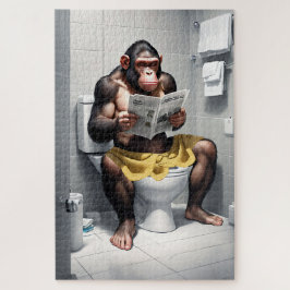 Custom Puzzles, Funny Chimp Affen Thema Puzzle