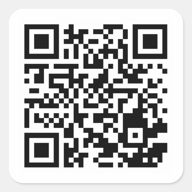 Custom QR Code Classic Round Sticker Sheet (Vorderseite)