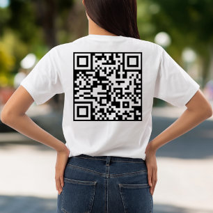 Custom QR Code Scanne mich lustiges Geschenk für i T-Shirt