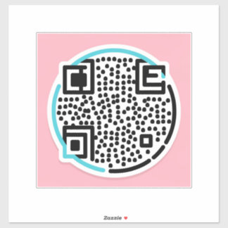 Custom QR Code Stickers for Traders Aufkleber