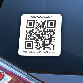 Custom QR Code Vinyl Sticker