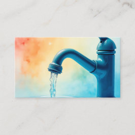 Custom QR Plumber Visitenkarte