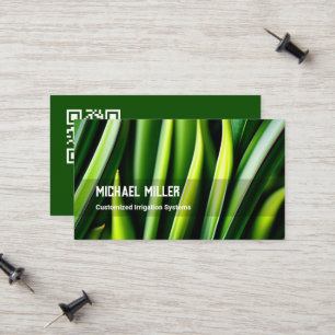 Custom QR Rasenmähen Telefonnummerkarte