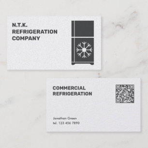 Custom QR Refrigeration Visitenkarte