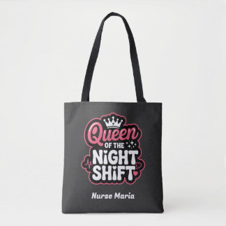 Custom Queen of the Night Shift Pink Nurse Crown