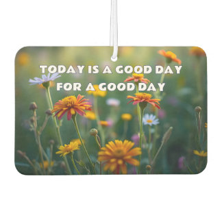 Custom Quote Flowers Nature Autolufterfrischer