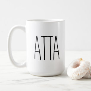 Custom RAE DUNN inspiriert ATTA Kaffee Tasse