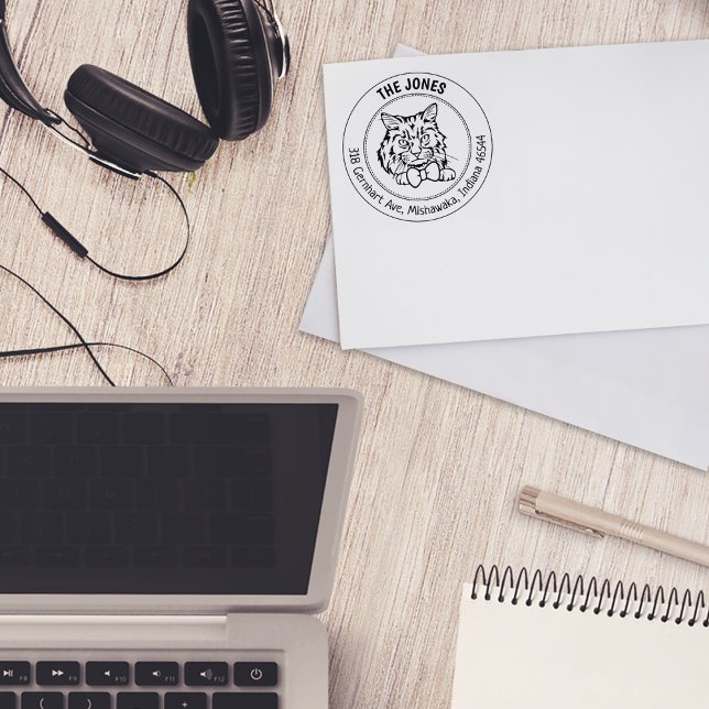 Custom Ragamuffin Cat Rücksendeadresse Gummistempel (Von Creator hochgeladen)