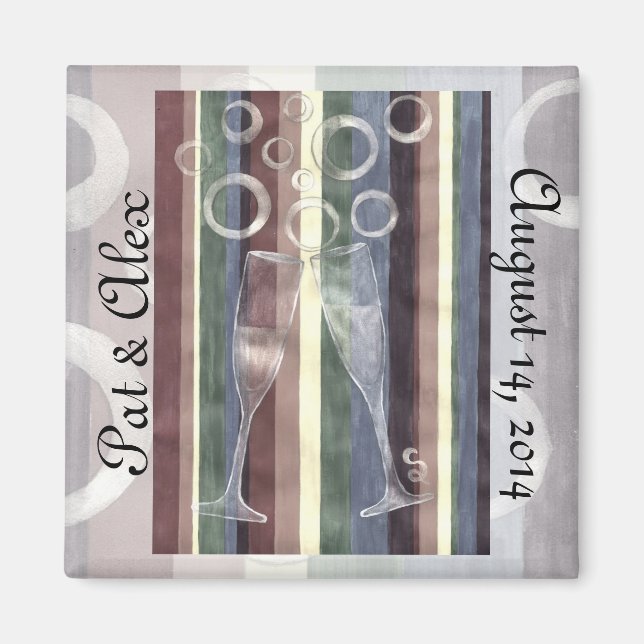 Custom Rainbow Cheer 3 Jubiläum Magnet (Vorne)