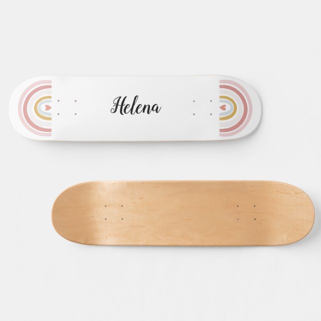 custom rainbow skateboard (Horizontal)