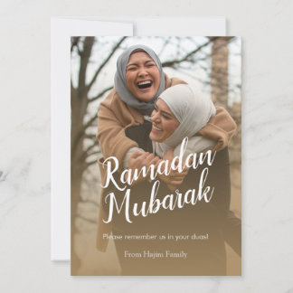 CUSTOM Ramadan Mubarak Eid Mubarak Foto Feiertagskarte