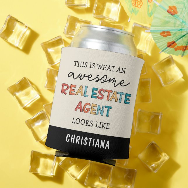 Custom Real Anwesen Agent Funny Phantastisch Realt Dosenkühler (In Situ Sommer)