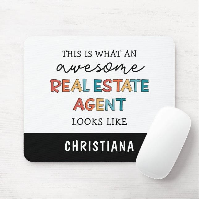 Custom Real Anwesen Agent Funny Phantastisch Realt Mousepad (Mit Mouse)