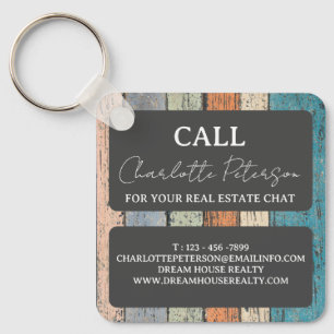 Custom Real Anwesen Agent Realtor Werbeaktion Schlüsselanhänger