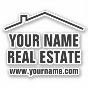 Custom Real Anwesen and Property Development Vinyl Aufkleber