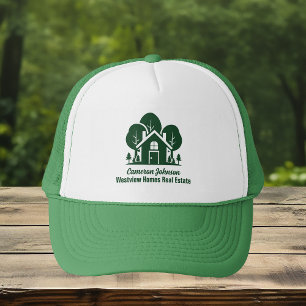 Custom Real Anwesen Company Forest Green Realtor Truckerkappe