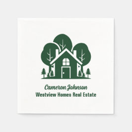 Custom Real Anwesen Company Forest Open House Serviette