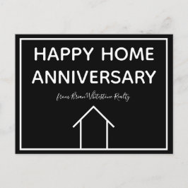 Custom Real Anwesen Company Happy Zuhause Annivers Postkarte