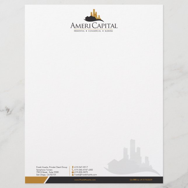 CUSTOM Real Anwesen Letterhead V2 überarbeitet Briefkopf (Vorderseite)