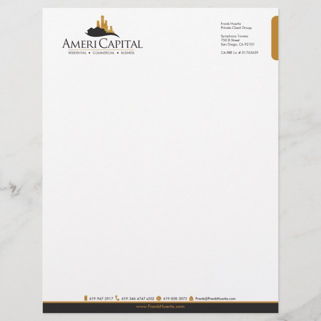 CUSTOM Real Anwesen Letterhead V5 Briefkopf (Vorderseite)