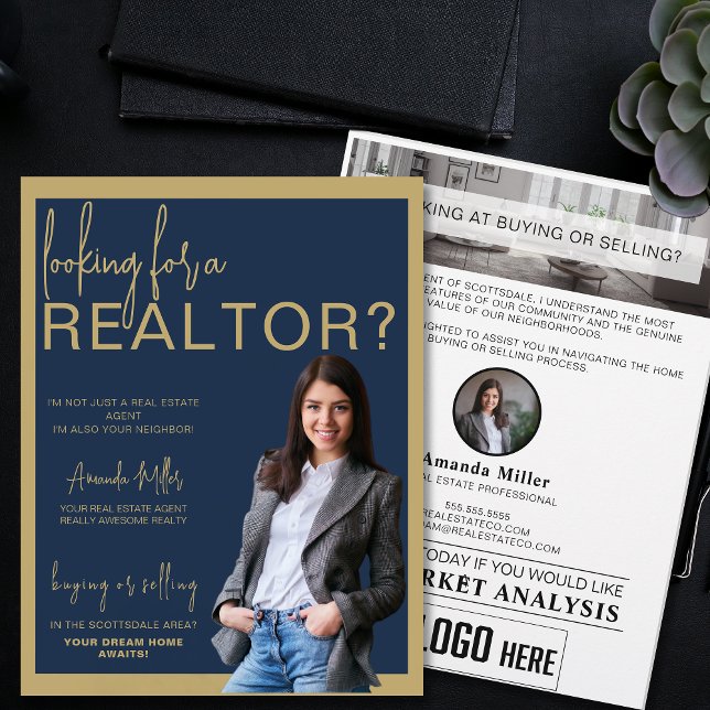 Custom Realtor Beruflich Real Anwesen Marketing Flyer (Von Creator hochgeladen)