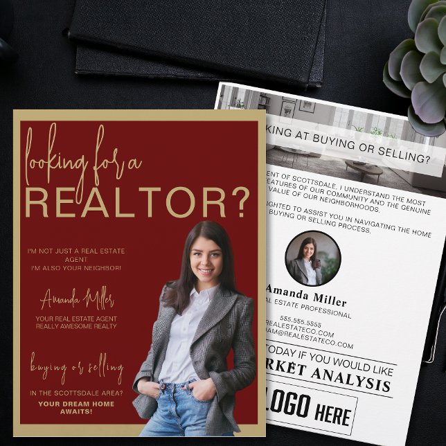 Custom Realtor Beruflich Real Anwesen Marketing Flyer (Von Creator hochgeladen)