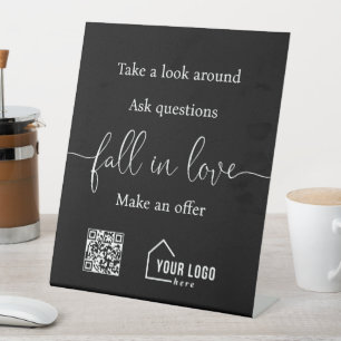 Custom Realtor Open House Sockelschild