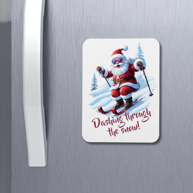Custom Red and White Funny Funny Niedlich Weihnach Magnet (Von Creator hochgeladen)