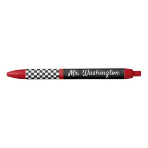 Custom Red Black Teacher's Writing Pen Geschenk Kugelschreiber