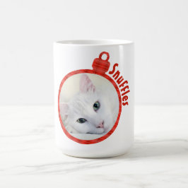 Custom Red Kariert Coffee Tasse - Fügen Sie Ihre H