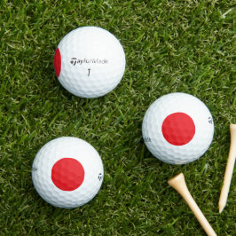 Custom Red Taylor Made TP5 Golf Balls Golfball