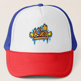Custom Red White Blue Trucker Hat Truckerkappe