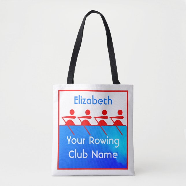 Custom Red White Blue Women's Rowing Team (Vorderseite)