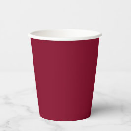 Custom Regal Burgundy Paper Cups - Bulk Trinkbehäl Pappbecher