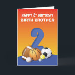 Custom Relation Birth Brother Boy 2. Geburtstag Sp Karte<br><div class="desc">Diese Karte funktioniert für jede Beziehung,  da die Vorderseite anpassbar ist. Sie können das für einen Geburtstag oder jedes andere Kind,  das Sie gewollt haben,  um einen glücklichen 2. Geburtstag zu begrüßen,  personalisieren.</div>