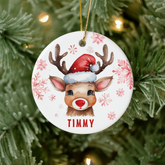 Custom Rentier Weihnachtsschmuck (Baum)