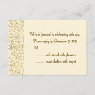 Custom Reply Shelley RSVP Karte