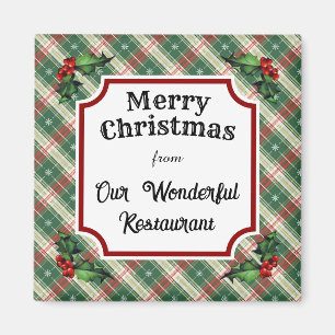 Custom Restaurant Kariert Magnet