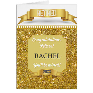 Custom Retiree's Congrats Card