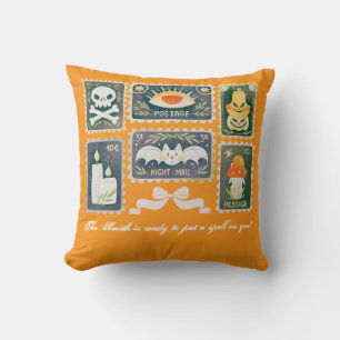 Custom Retro Halloween Spooky Season Pumpkin Brief Kissen